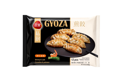 San Quan Gyoza Prawn Leek 三全煎饺虾仁韭菜 420gm（VIP会员价：RM13.90）